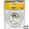 Image 1 : 1949 Franklin Half Dollar ANACS MS64