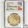 Image 1 : 2017 $50 1oz AGE Mercanti Signed NGC MS70 1st Day