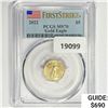 Image 1 : 2022 $5 1/10oz American Gold Eagle PCGS MS70