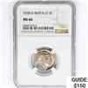 Image 1 : 1938-D Buffalo Nickel NGC MS66