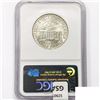 Image 2 : 1946 Iowa Half Dollar NGC MS66