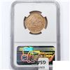 Image 2 : 1808 10 Cash 4.7g India NGC Shipwreck