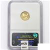 Image 2 : 1990-P $5 1/10 oz American Gold Eagle NGC PF70 UC