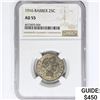 Image 1 : 1916 Barber Quarter NGC AU55