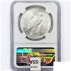 Image 2 : 1923-D Silver Peace Dollar NGC MS60