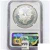 Image 2 : 1993-P American Silver Eagle NGC PF69 UC