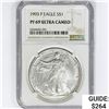 Image 1 : 1993-P American Silver Eagle NGC PF69 UC