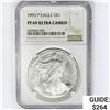 Image 1 : 1993-P American Silver Eagle NGC PF69 UC