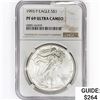 Image 1 : 1993-P American Silver Eagle NGC PF69 UC