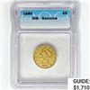 Image 1 : 1880 $5 Gold Half Eagle ICG