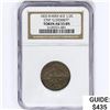 Image 1 : 1833 R-MAV-41E 1/2C Token G.STERRETT NGC AU55 BN