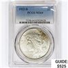 Image 1 : 1922-D Silver Peace Dollar PCGS MS64