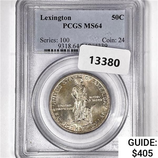 1925 Lexington Half Dollar PCGS MS64