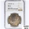 Image 1 : 1878 8TF Morgan Silver Dollar NGC MS61