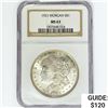 Image 1 : 1921 Morgan Silver Dollar NGC MS63