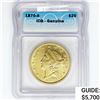Image 1 : 1870-S $20 Gold Double Eagle ICG Genuine