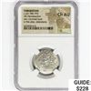 Image 1 : 780-793 AD Tabaristan Silver Hemidrachm NGC Ch AU