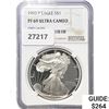 Image 1 : 1993 American Silver Eagle NGC PF69 Ultra CAM
