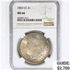 Image 1 : 1883-CC Morgan Silver Dollar NGC MS66