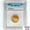 Image 1 : 1999 Wheat Cent ICG MS67 RD, Broadstruck