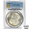 Image 1 : 1883-CC Morgan Silver Dollar PCGS MS64