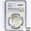 Image 1 : 1887-O Morgan Silver Dollar NGC MS62