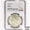 Image 1 : 1924-S Silver Peace Dollar NGC MS61
