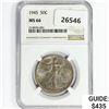 Image 1 : 1945 Walking Liberty Half Dollar NGC MS66