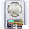 Image 2 : 1891 Morgan Silver Dollar NGC MS63
