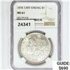Image 1 : 1878 7/8TF Morgan Silver Dollar NGC MS61 Strong