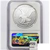 Image 2 : 2021-W American Silver Eagle NGC PF70 UC, T-2