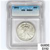 Image 1 : 1941 Walking Liberty Half Dollar ICG MS64