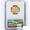Image 2 : 1881 $5 Gold Half Eagle NGC MS63