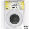 Image 1 : 1795 Large Cent ANACS FAIR2 Plain Edge