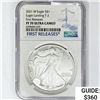 Image 1 : 2021-W Silver Eagle NGC PF70 UC T2 1st Releases