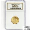 Image 1 : 1896M GB AUSTR .24oz gold SOV NGC MS62