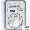 Image 1 : 1994 American 1oz Silver Eagle NGC PF69 Ultra CAM