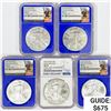 Image 1 : 2016 Set [5] ASE NGC MS70 1st Day, 30th Ann