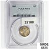 Image 1 : 1905 Barber Dime PCGS MS64
