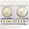 Image 2 : 1922-D Set [2] Silver Peace Dollar PCGS MS61