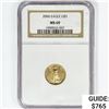 Image 1 : 2006 $5 1/10oz American Gold Eagle NGC MS69