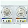 Image 2 : 1954-D Set [2] Franklin Half Dollar PCGS MS64 FBL