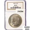 Image 1 : 1890-O Morgan Silver Dollar NGC MS63