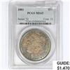 Image 1 : 1881 Morgan Silver Dollar PCGS MS65