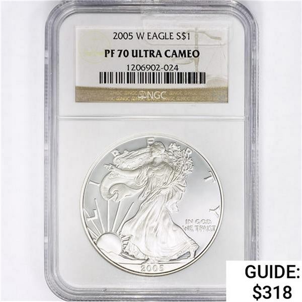 2005-W American 1oz Silver Eagle NGC PF70 UC