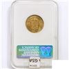 Image 2 : 1917 Netherlands .1947oz Gold 10 Gulden NGC MS65