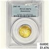 Image 1 : 2007-W $5 .10oz gold Jamestown PCGS MS70