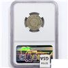 Image 2 : 1866 Shield Nickel NGC AU58 Rays