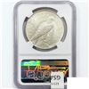 Image 2 : 1923-D Silver Peace Dollar NGC MS61