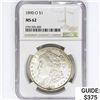 Image 1 : 1890-O Morgan Silver Dollar NGC MS62